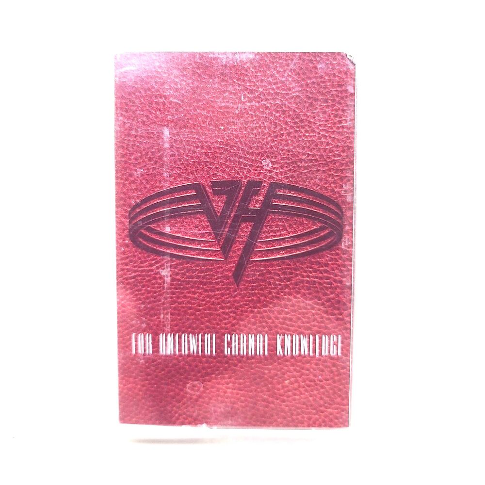 VAN HALEN For Unlawful Carnal Knowledge Cassette Tape Vintage 1991 Warner bros